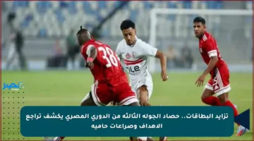 تزايد البطاقات.. حصاد الجولة الثالثة من الدوري المصري يكشف تراجع الأهداف وصراعات حامية